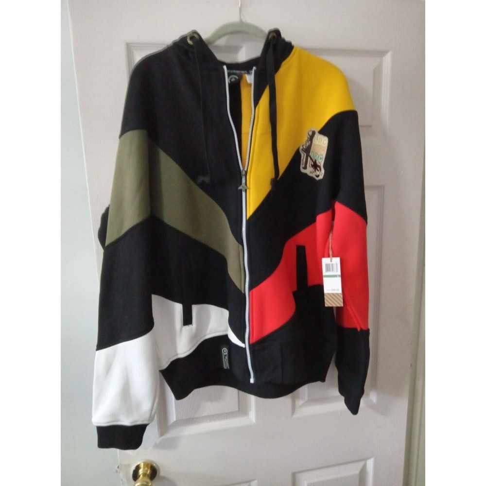Lifted Research Group full zip Jacket Hoodie Mens Size L NWT